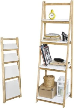 Standregal In Natur - (B)42 X (H)140 X (T)34cm