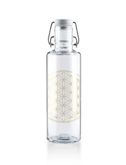 Trinkflasche "Flower Of Life" In Gold - 600ml