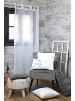 Ösengardine "Lumineux" In Weiß - (L)260 X (B)140 Cm