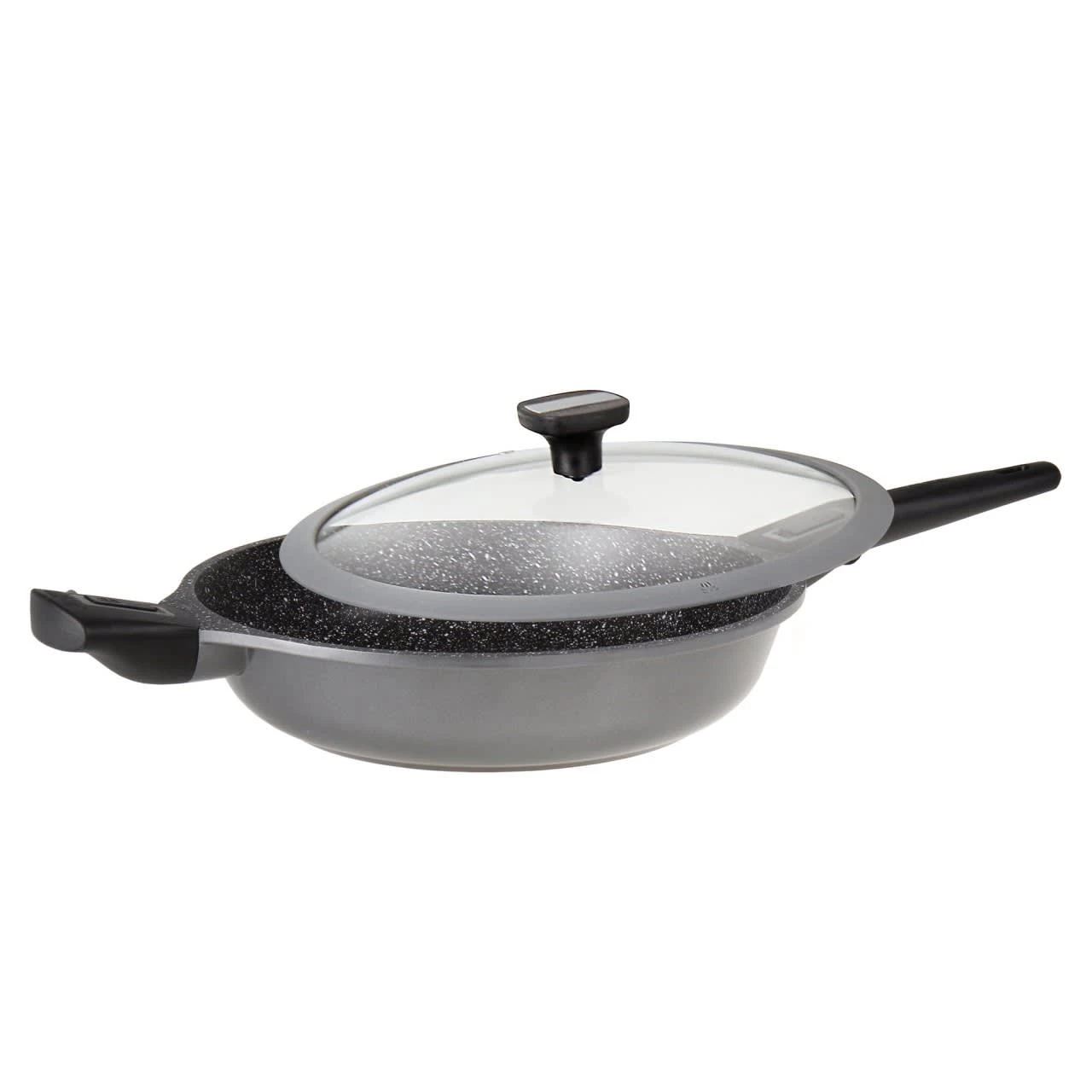 Imagination PLUS Schmorpfanne Mit Glasdeckel In Anthrazit