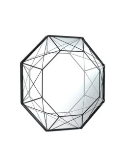 Wandspiegel In Silber/ Schwarz - (B)45 X (H)45 X (T)8 Cm