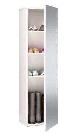 Holz Schuhschrank Spiegel Sipos Ll L In Weiß