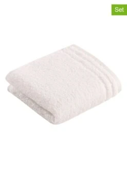 Vossen 2er-Set: Gästehandtücher "De Luxe" In Weiß
