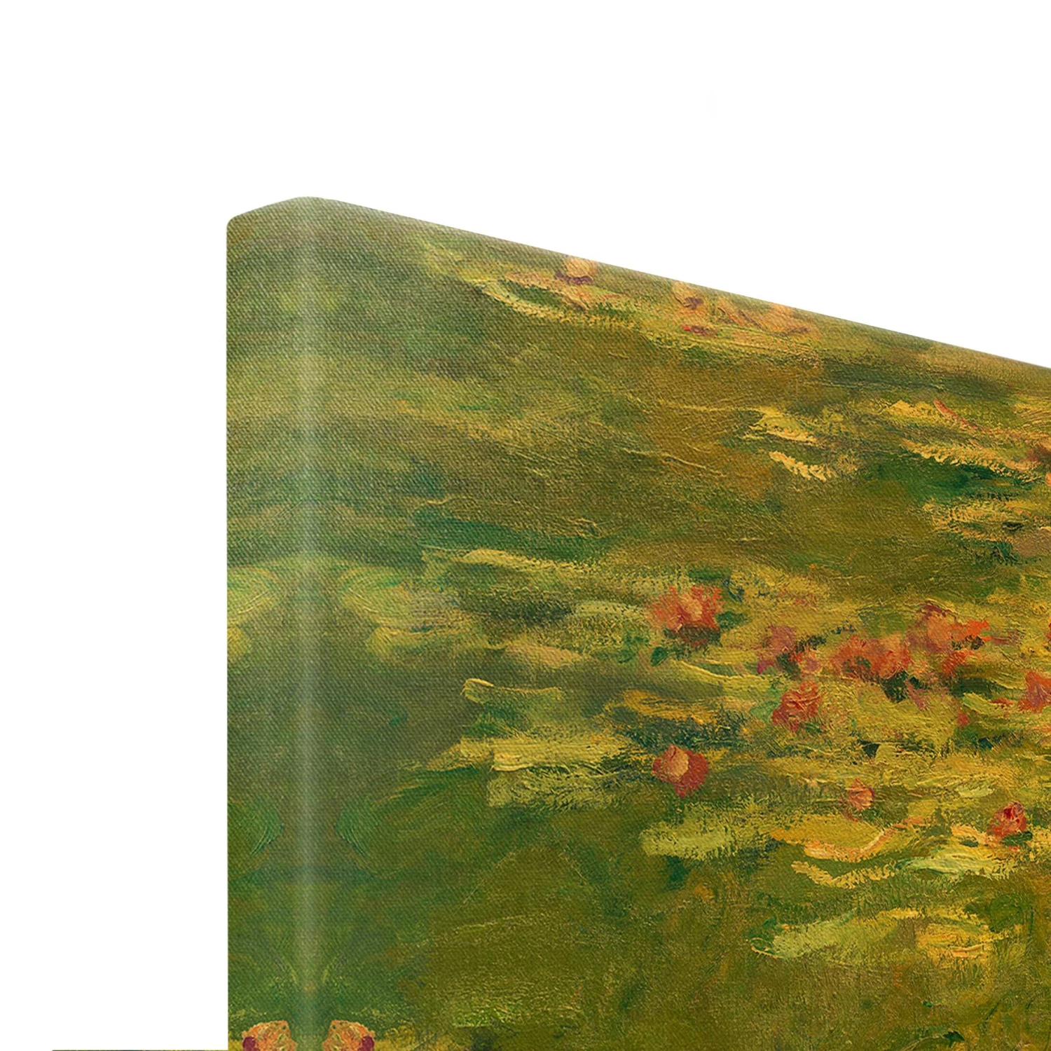 Leinwandbild Gold - Claude Monet - Grüne Seerosen In Grün – Bild 7