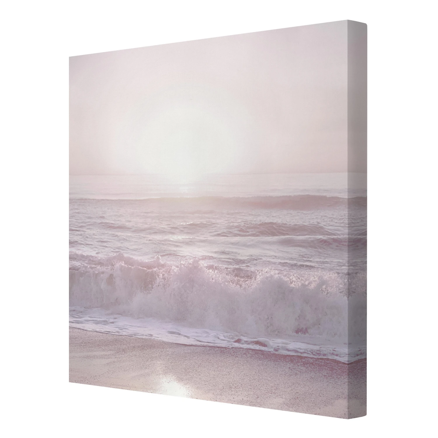 Leinwandbild - Sonnenuntergang In Zartem Rosa In Rosa – Bild 6