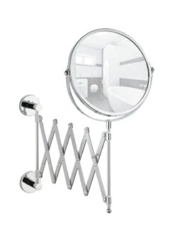 Wenko Power-Loc® Teleskop Kosmetikspiegel Elegance In Chrom