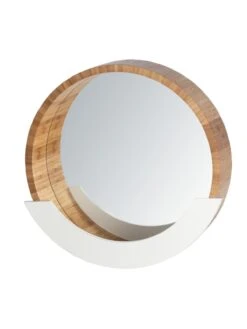 Wenko Wandspiegel Finja Mit Ablage In Braun