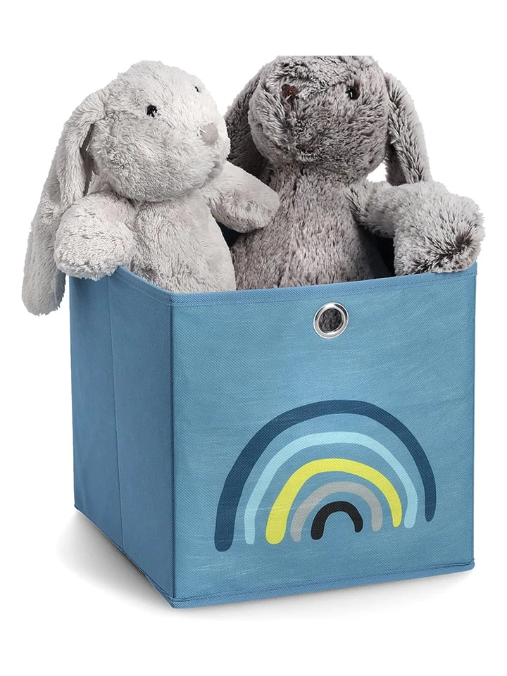 Aufbewahrungsbox "Blue Rainbow" In Blau - (B)28 X (H)28 X (T)28 Cm – Bild 2